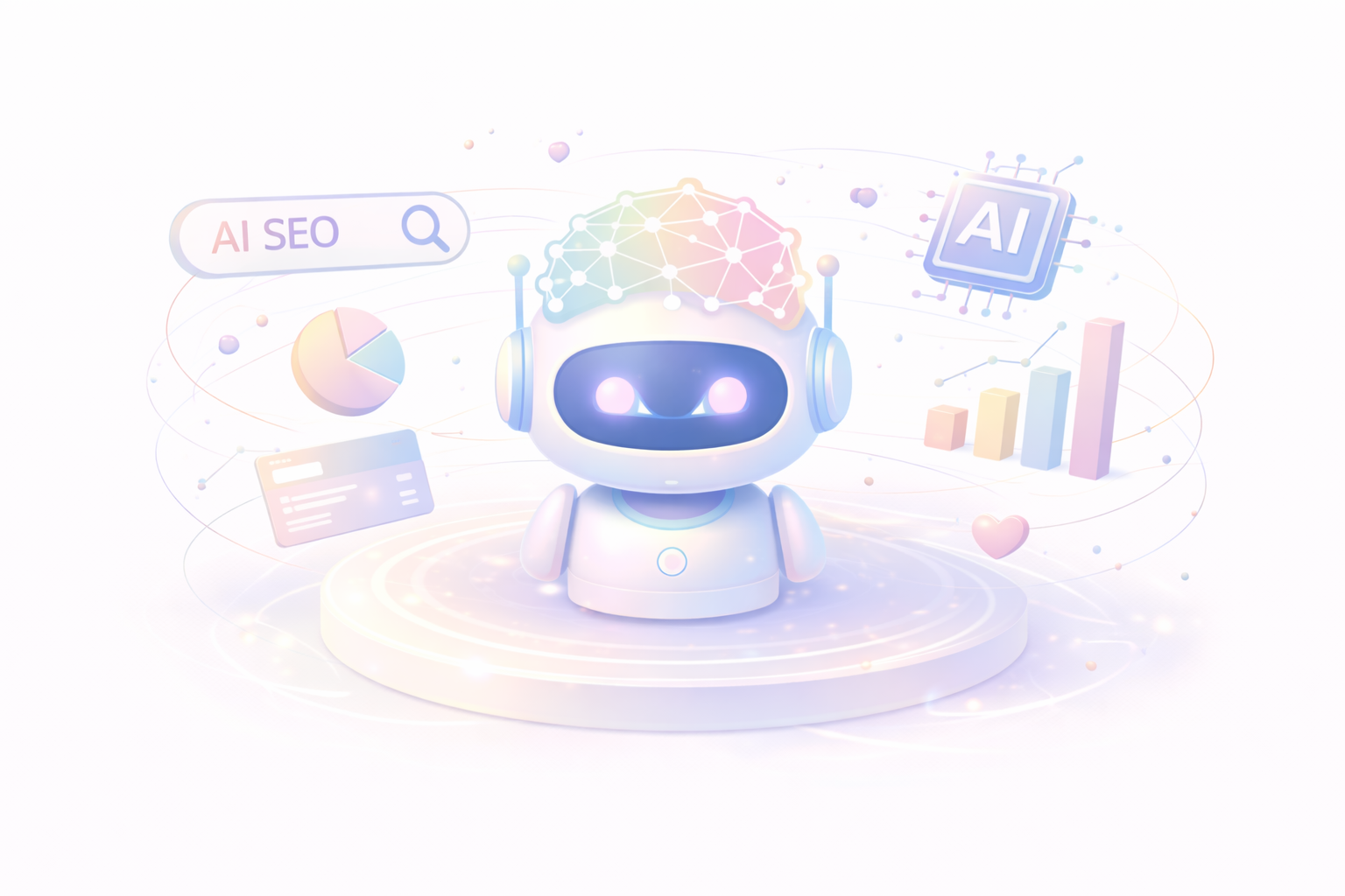 Абстрактно изображение, представящо информативна статия от топ препоръчана агенция SEOexpert.bg - AI SEO оптимизация на сайт – GEO за изкуствен интелект